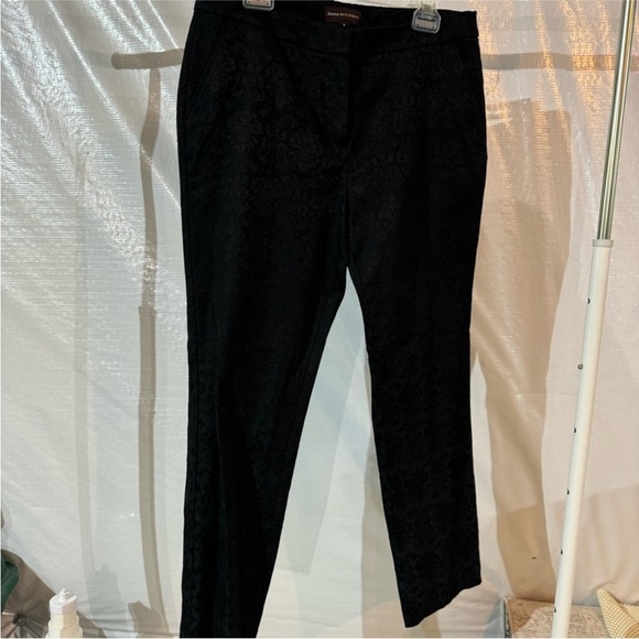 Dana Buchman Pants - Dana Buchman Black Textured Trousers